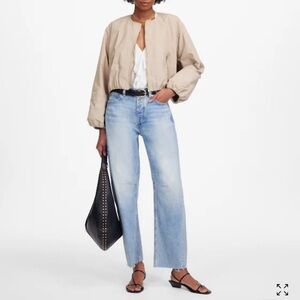 Madewell Darted Barrel Leg Jeans Edmonton Wash